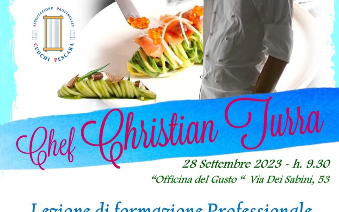 Incontro con lo chef Christian Turra